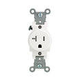 Leviton Comm Sngl Recep Tp20A Wh T5020-0WS